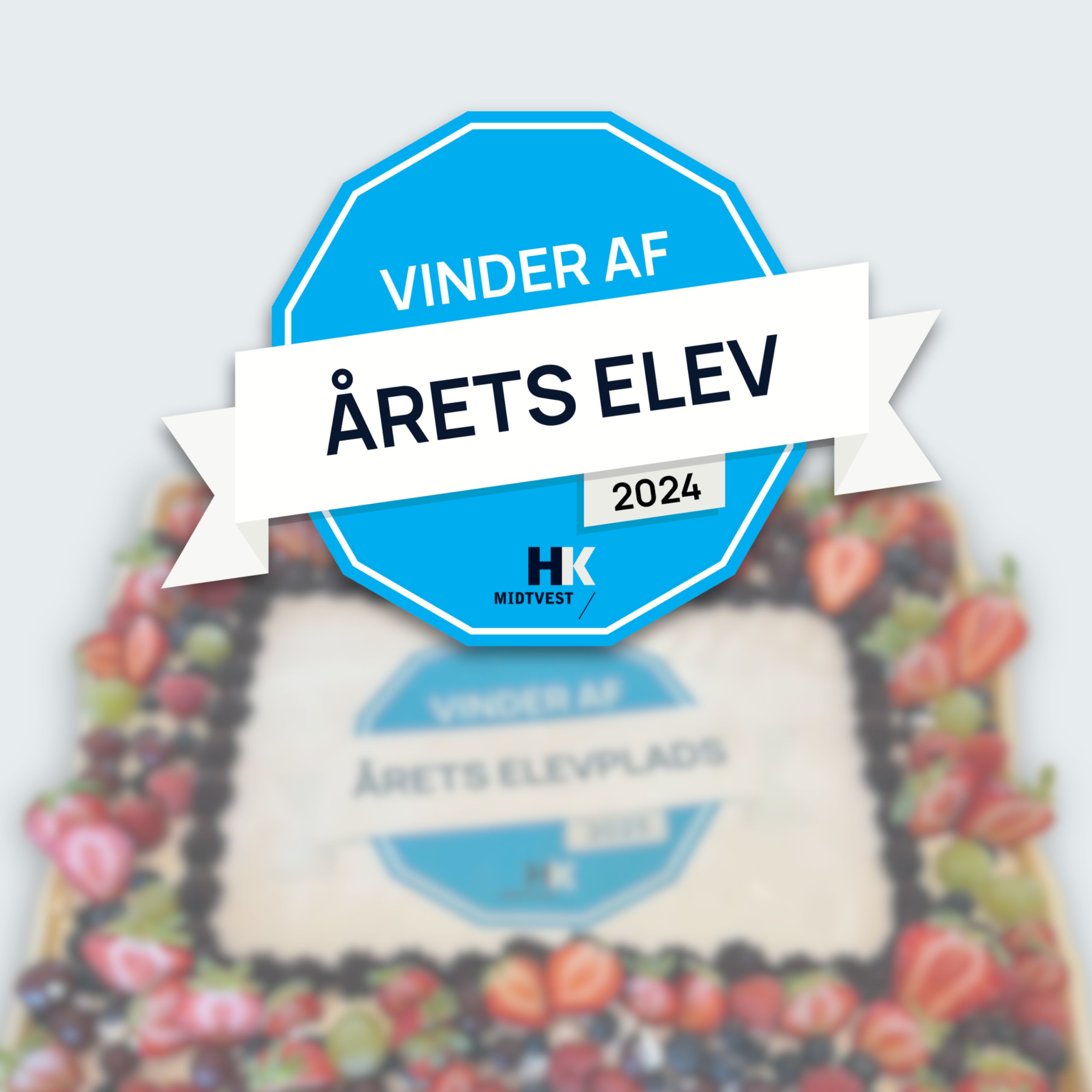 HK MidtVest Årets elev klistermærke